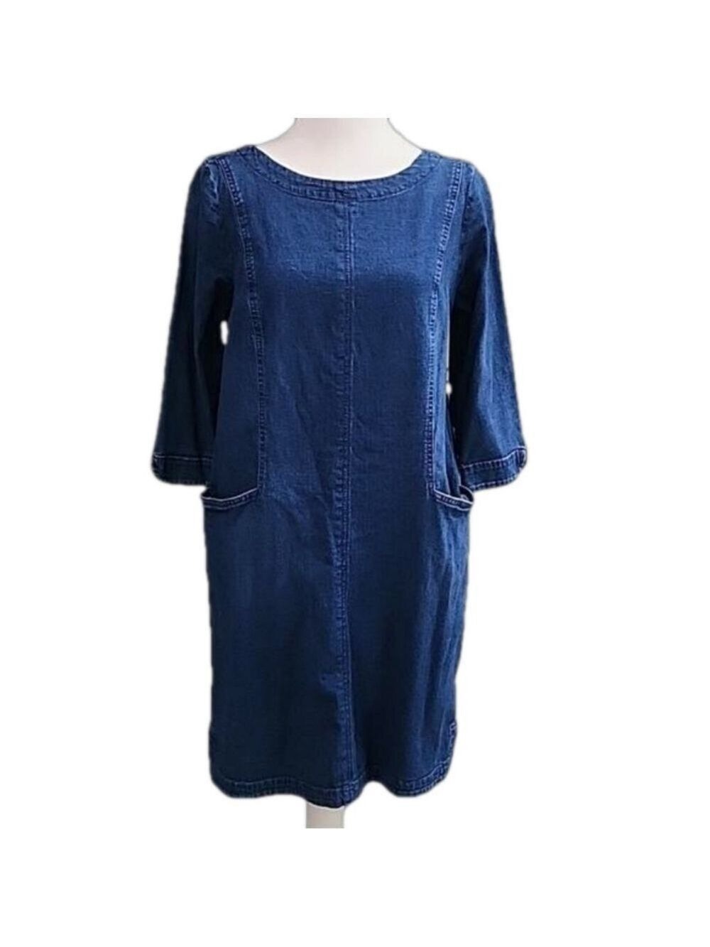 J.Jill Denim Dress Size Small PETITE